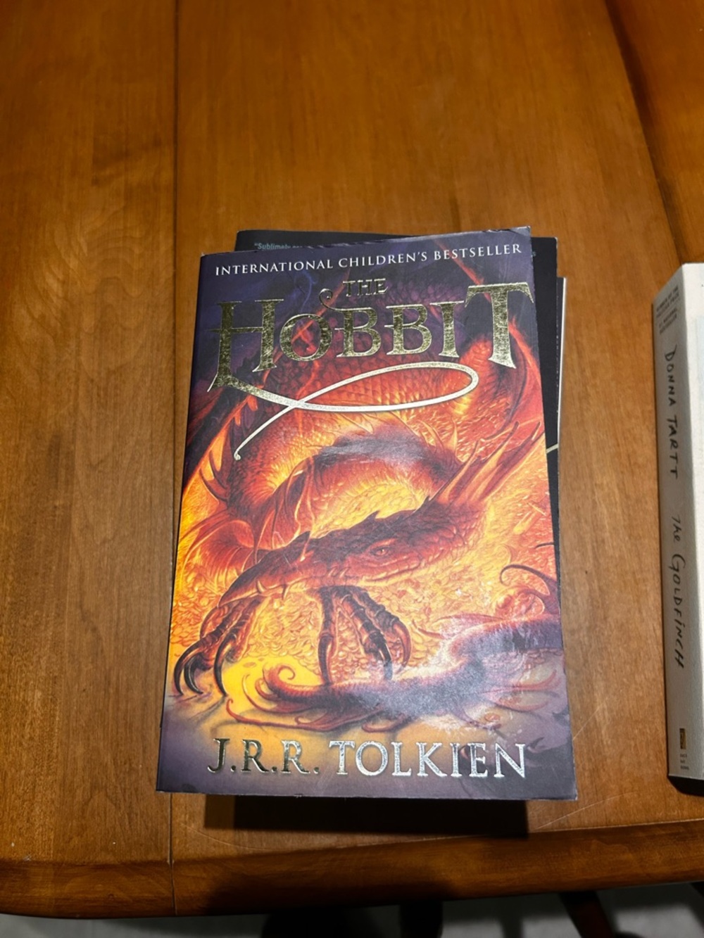 The Hobbit by J.R.R. Tolkien - Fiery Orange Cover